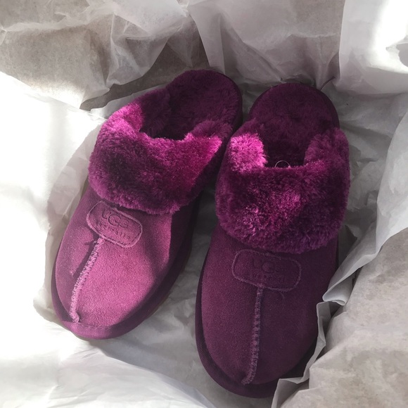 UGG Shoes - Purple Coquette Ugg Slippers